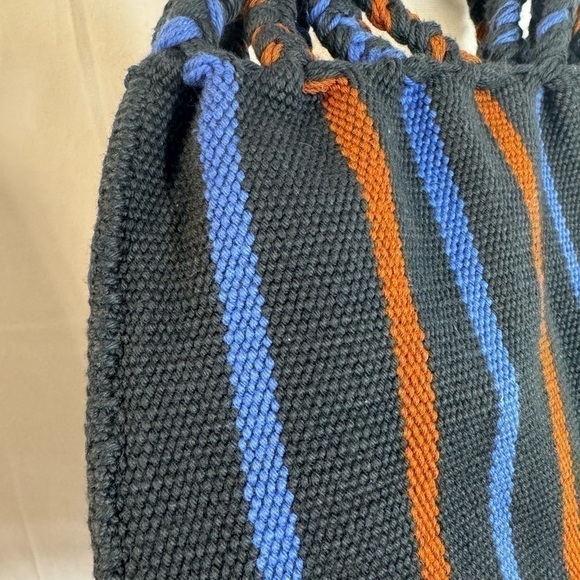 Handwoven Boho Cotton Tote - Picture 5 of 7
